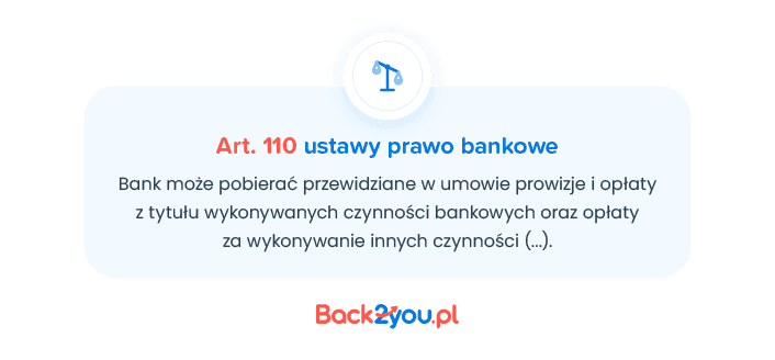 art. 110 ustawy prawo bankowe